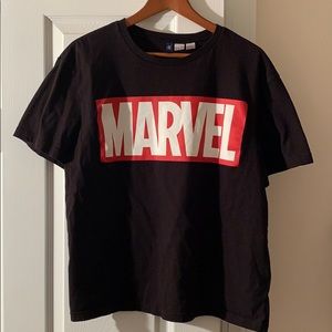 Black Marvel Comics T-shirt